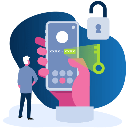 Perfect Verification Flow - Mobile security and verification process illustration
